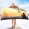 Pray To God Microfiber Lightweight Thin Beach Towels,Compact Sand Free Swim Pool Blanket for Outdoor Traveling On Vacation