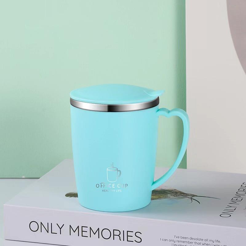 350Ml Thermos Mug 304 Stainless Steel Coffee Cup With Handle Leak-Proof Vacuum Flask Insulated Cup Portable Thermal Water Bottle