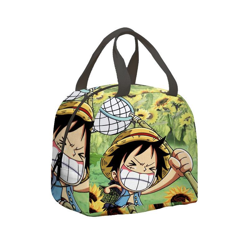 Animation Children'S Lunch Bag Nautical King Primary And Secondary School Students Ice Bag Picnic Bag Thermal Insulation Portable Bento Bag
