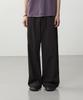 ASP Washer Cotton Wide Elastic Pants - Black