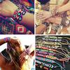 Vriendschapsarmband Handgemaakt Geweven Touw Koord Hippy Boho Borduurarmbanden