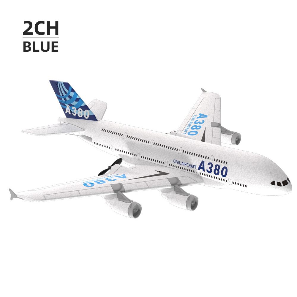 3Ch 2Ch A380 Rc Plane Glider Airplanes Remote Control Foam Aircraft Fixed Wing Aircraft 6 Gyroscope Model Airplane Playthings Hobbies
