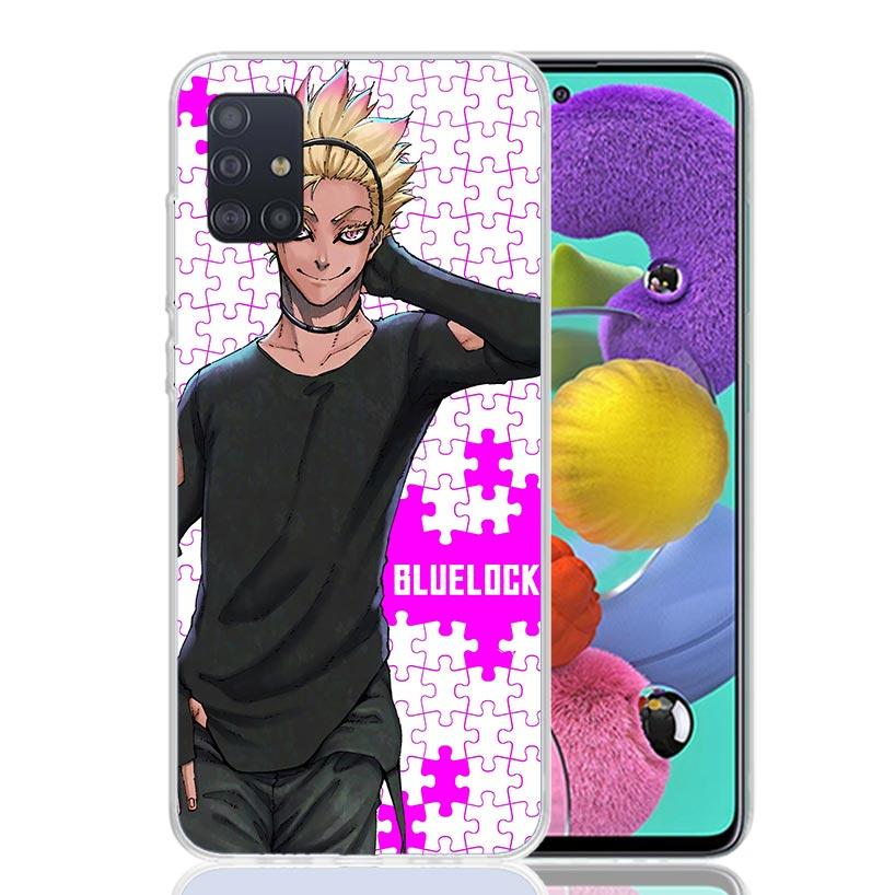 Coque de téléphone Blue Lock Shidou Ryusei Pour Samsung Galaxy A52 A32 A22 A12 A02S A50S A30S A51 A31 AA71 Note 20 Ultra 10 S10 Plus Gala