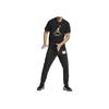 Jordan Design Logo Jumpman Flight Comoda Semplice Morbida T-Shirt Maniche Corte Uomo Top Nera AO0665-011