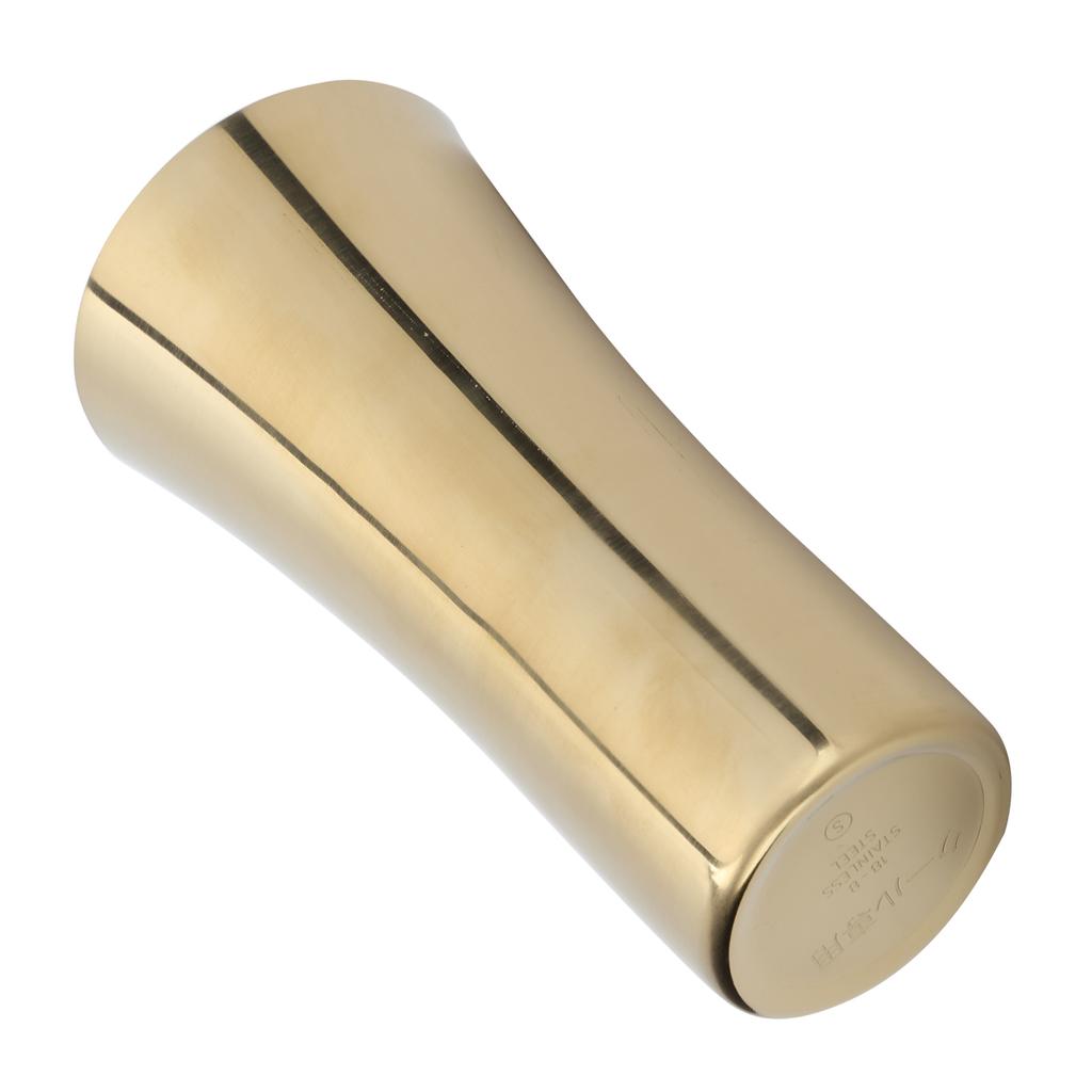 Stainless Steel Decorative Water Cup Beer Cold Drink Juice Mug Home Restaurant DecorGold 395ml