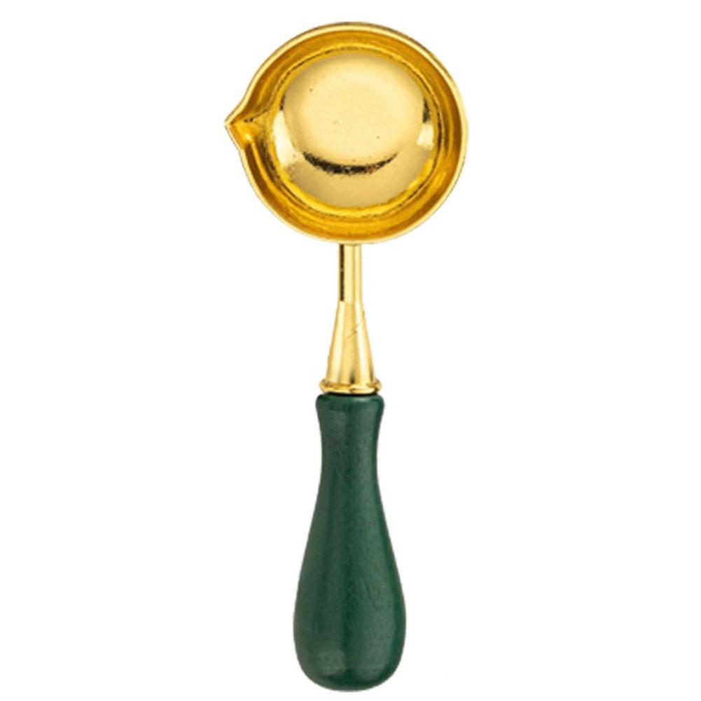 EASY TO CLEAN Wood Handle Sealing Wax Spoon Wax Stamping