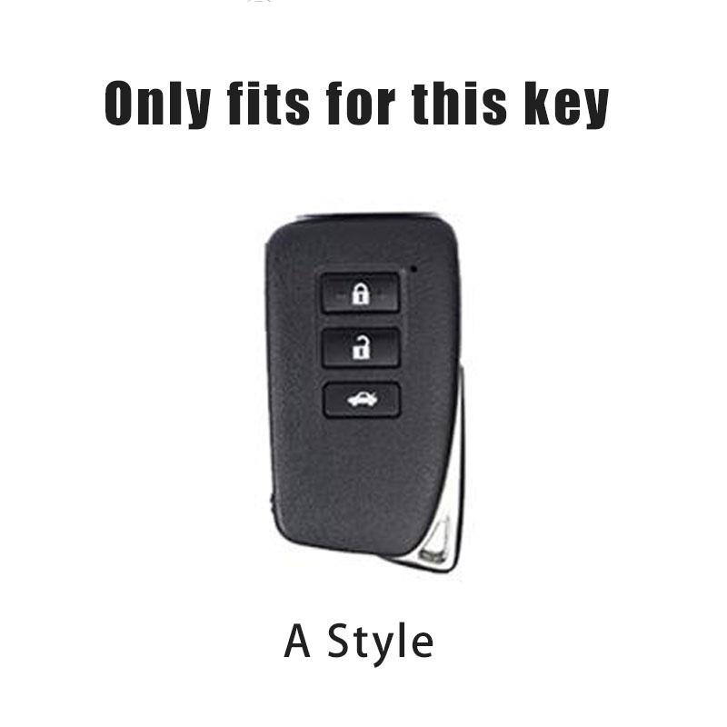 Zinc Alloy Leather Car Key Case Cover Shell Keyring for Lexus NX 200 NX300H RX 350 450H ES 350 ES 300h Key Cover Accessories NB5