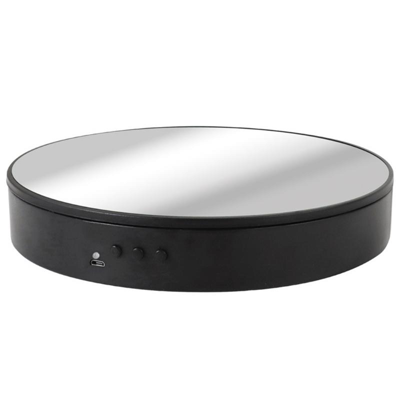 20cm 5V Electric Rotating Display Stand Turntable Photographic Video Shooting Stand Dynamic Rotating Display Stand