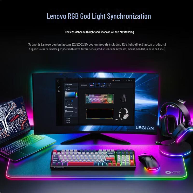 Lenovo Aurora Series Tri-Mode Mechanical Keyboard
