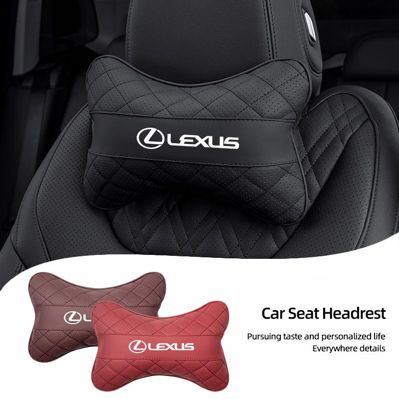 1Pcs Car Seat Neck Pillow Headrest Auto Accessories For Lexus GS IS LS500h ES260 ES300h RX350h NX260 UX260 LM LC RZ450e TX RC CT BT9