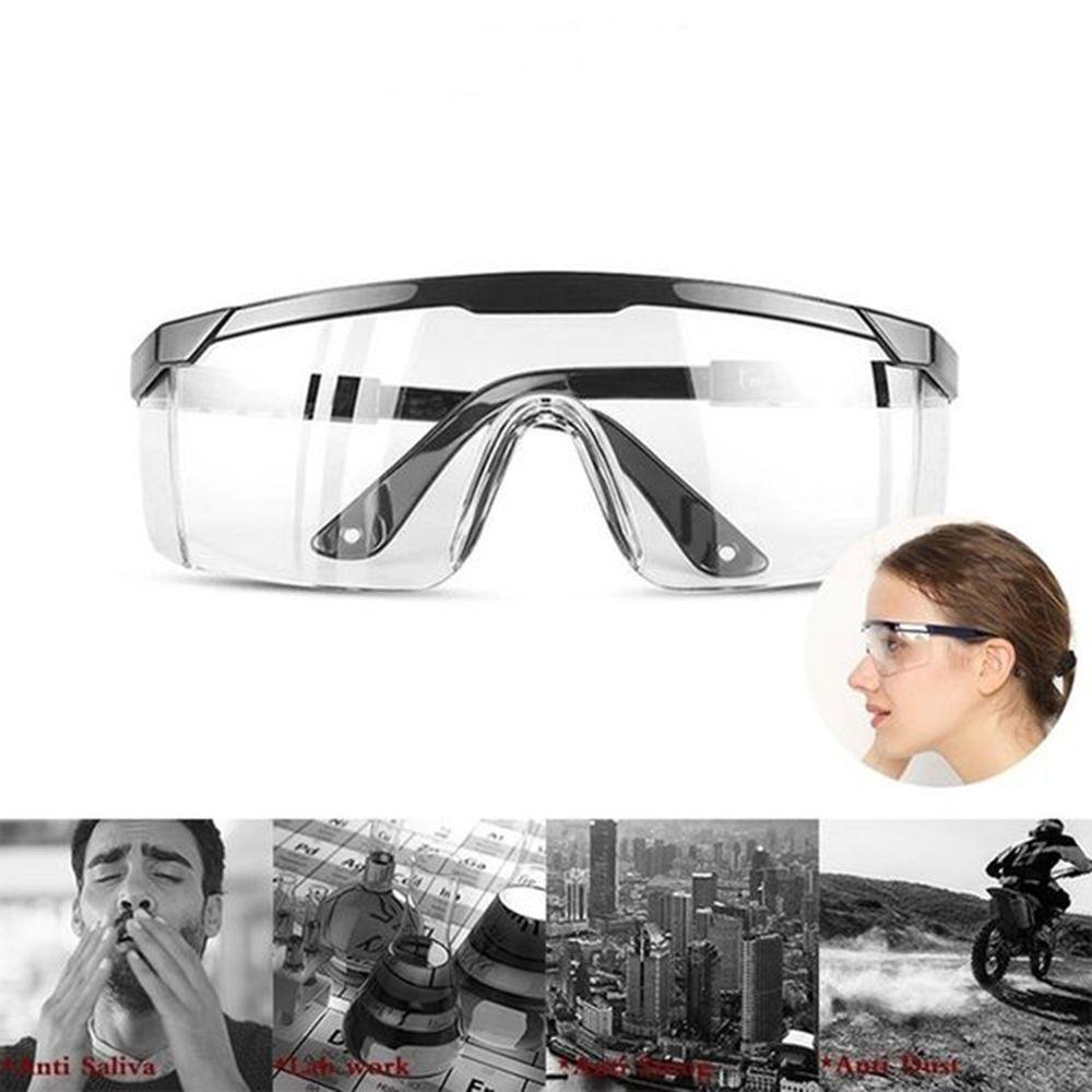 Dustproof Safety Glasses Work Lab Prevention Clear Lens Eye Protection Eyewear Vented Goggles
