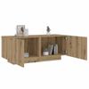 Exclusive House - Handcrafted Oak Bedside Table 100x35x40 Cm Engineered Wood