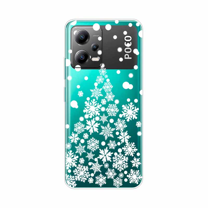 For POCO X5 Pro 5G Global Version Case X5Pro TPU Silicone Soft Cartoon Clear Case for POCO X5 Cover Transparent Painted Coque