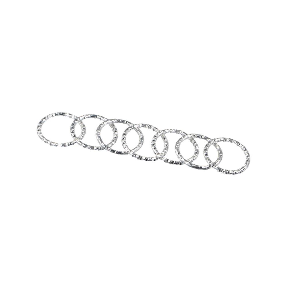 50PCS Charm Dreadlocks Beads Opening Hoop Circle Cuff Clip Hair Braids Reggae Hair Rings