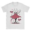 Vintage Hollow Knight Silksong Hornet Pánská bavlněná trička s kulatým výstřihem Trička s krátkým rukávem Oblečení plus size