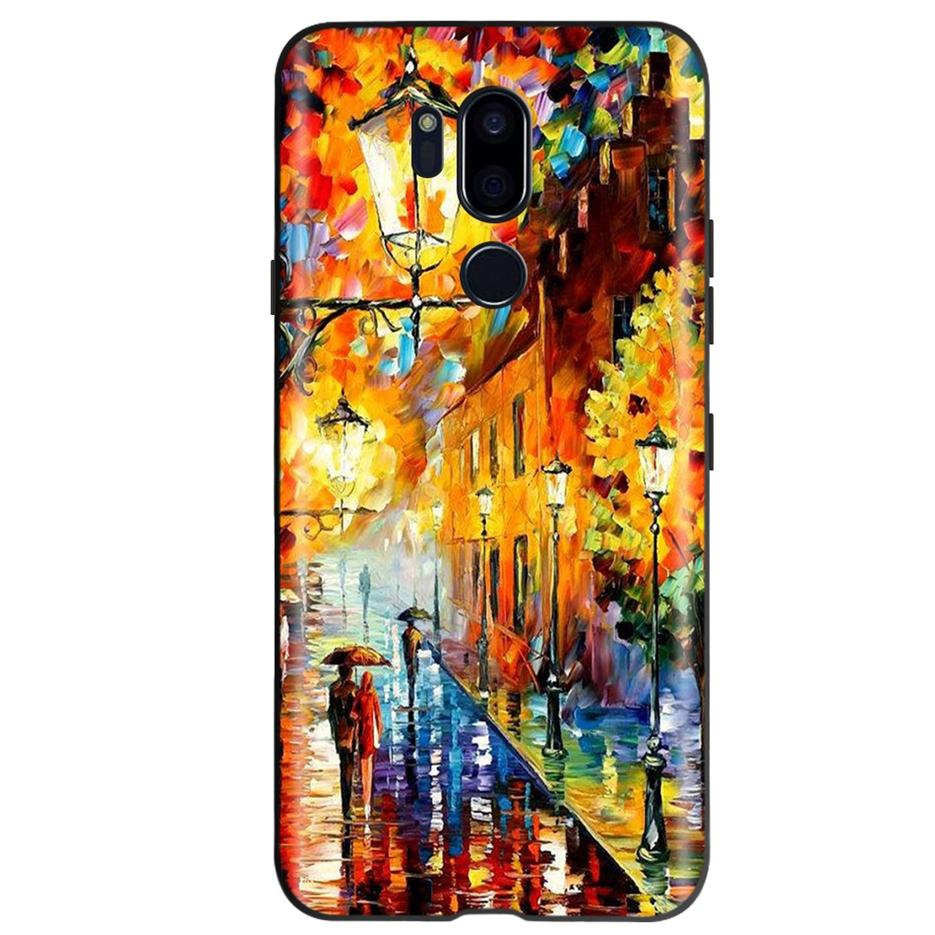 For LG G7 ThinQ Case G710 LM-G710 Cute Cat Butterfly Shockproof Soft Silicone Phone Case For LG G7 ThinQ Back Cover 6.53'' Coque