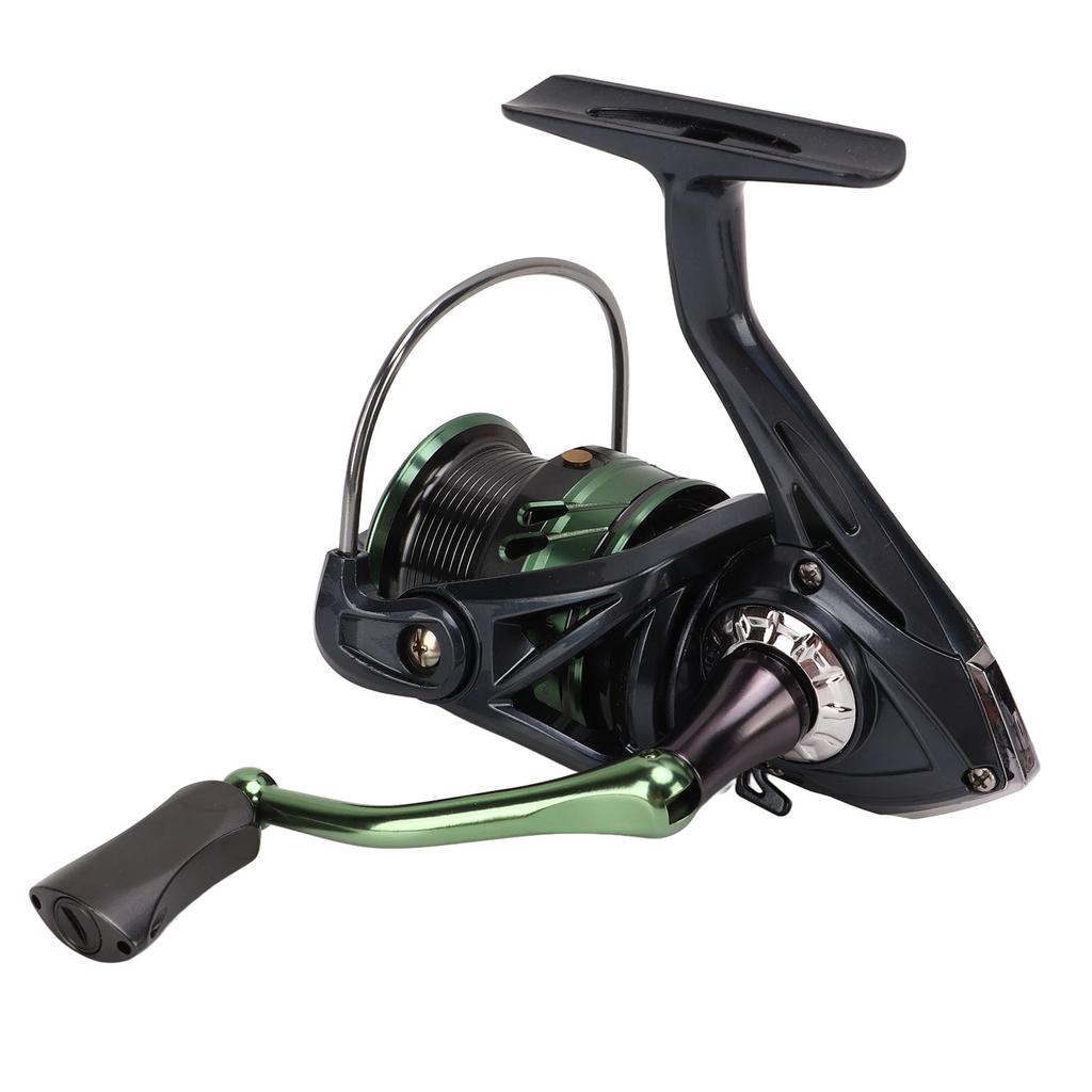 Spinning Reel Stainless Steel and Metal with Screw In Rocker Arm Fishing Spinning Wheel for Outdoor Fishing Enthusiast