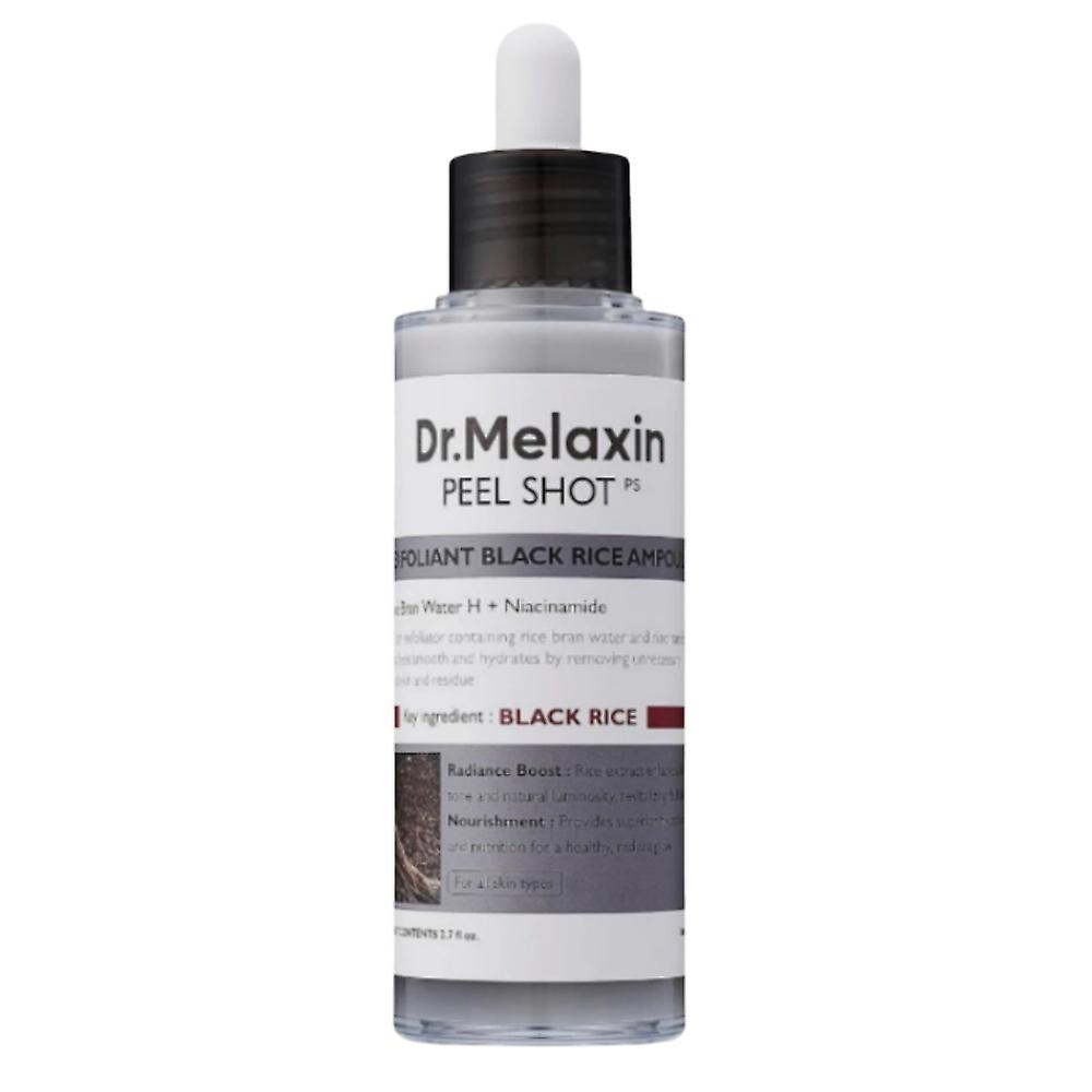 2 DB Dr.Melaxin PEEL SHOT GLOW BŐRHÁMLASZTÓ RIZS AMPULLA (FEHÉR RIZS/FEKETE RIZS) 80 ml