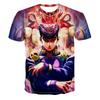 Summer Hot Selling Fashionable Men's 3D Printed Anime Adventure T-shirt Short Sleeved Cool T-shirt