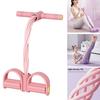 4/6-Tube Pedal Ankle Puller Resistance Band with Handle TPE Elastic Yoga Sit-up Pull Rope Men Women Pedal Tensioner Exerciser Workout Equipment