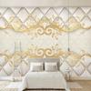 Moderne 3D-Wandmalerei Europäisches Muster Weiche Tasche Hintergrund Wandmalerei Dekor Wohnzimmer TV Sofa Luxus Tapete Dekor