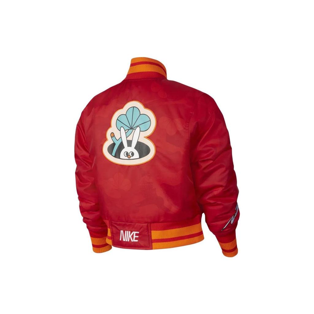 Nike Jacke mit Hasendruck für große Kinder Rot FD4073-657