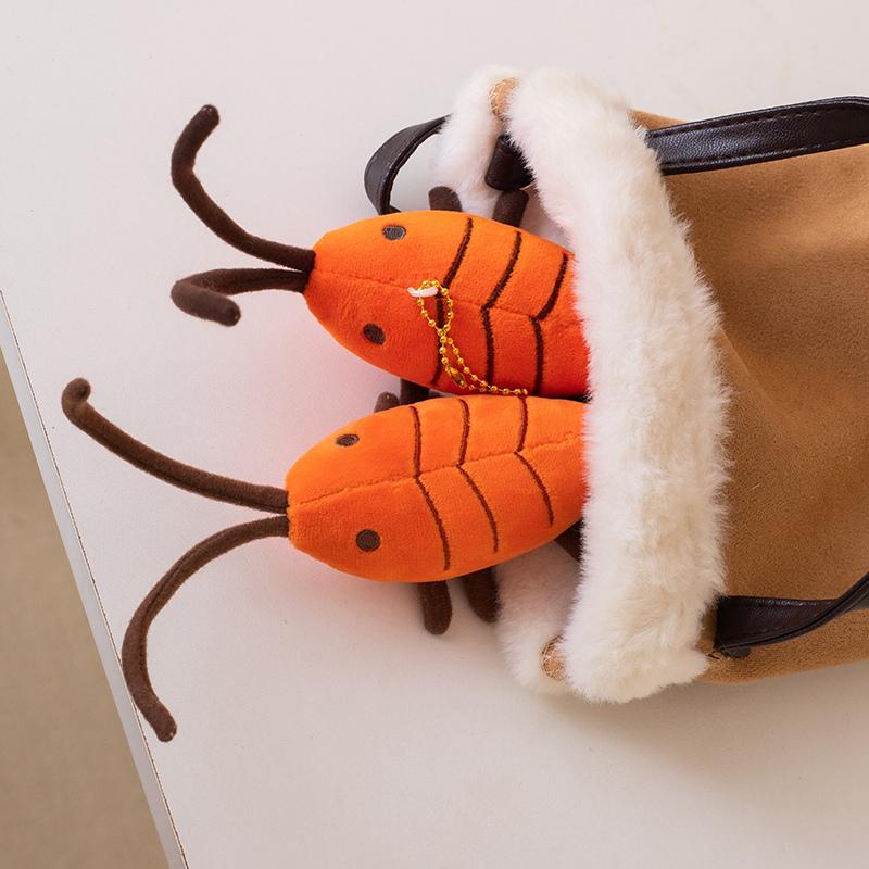 Japan Anime Hololive Gawr Gura Birthday Ebi-chan Shrimp Mascot 10cm Gula Shrimp Plush Pendant Keychain Anime Collection Gift