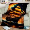 3D Pirate Ship Boat,Sailboat,Barque Blanket,Soft Throw Blanket for Home Bedroom Bed Sofa Picnic Travel Office Cover Blanket Kids