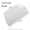 ManSou Trapezoidal Plastic Dough Scraper
