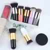 Pinceau de maquillage pour fond de teint pilier petit et épais unique, tête ronde pinceau poudre libre pinceau crème BB pinceau blush outil de maquillage pinceau