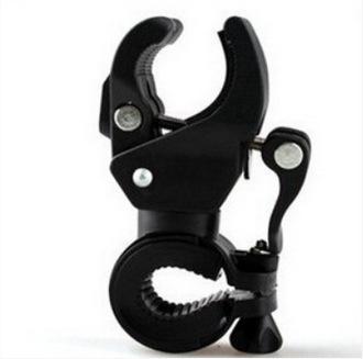 90/360° Rotating Torch Clip Bike Bicycle Handlebar LED Flashlight Torch Mount Clamp Clip Holder Grip Bracket Bicycle Light Mount