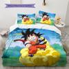 Son Goku Rašto Patalynė, Antklodės Komplektas Antklodės Užvalkalas Pagalvės Užvalkalas Namų Gimtadienio Dovana (1 * antklodės užvalkalas + 2 * pagalvės užvalkalai, be šerdies)