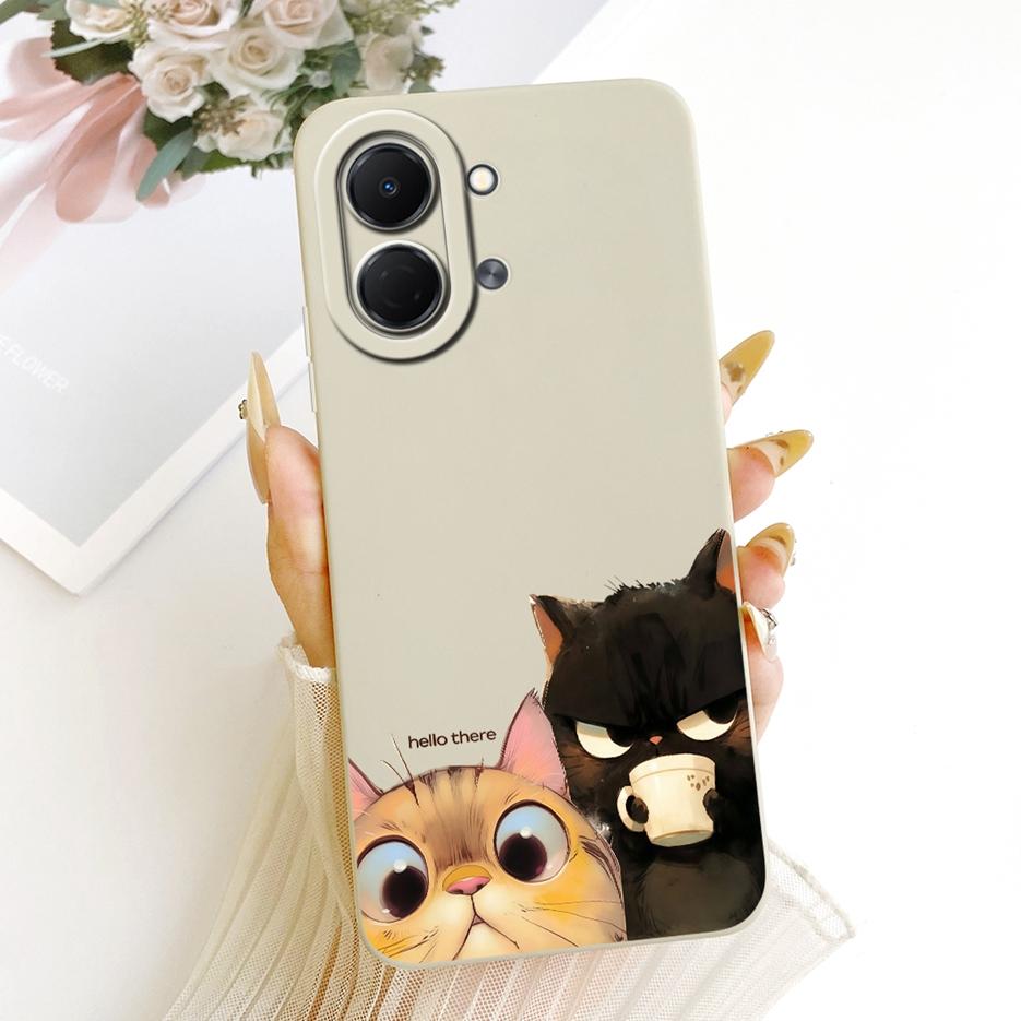 For Tecno Spark Go 3 Case KN3 Cool Owl Dragon Fashion Painted Cover Soft TPU Phone Case For Tecno Spark Go 3 GO3 Back Cover Bags