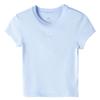 Comfortable Breathable Round Neck Short Sleeve T-Shirt Women Tops FV5509-407