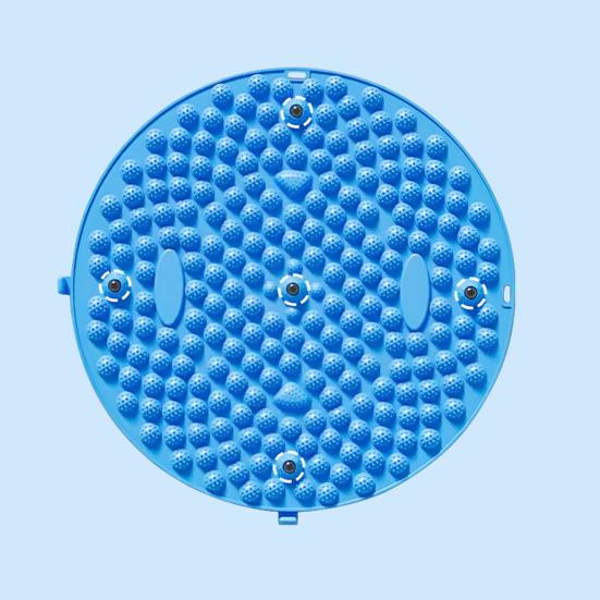 Tapis de massage rond pour les pieds, soulagement de la douleur, relaxation musculaire, enfants et adultes, coussin d'acupression pliable et antidérapant, outil de massage portable en pierre