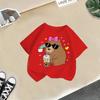 Children's Casual Short-sleeved T-shirt - Summer Girls' And Boys' Fashionable And Cute T-shirt