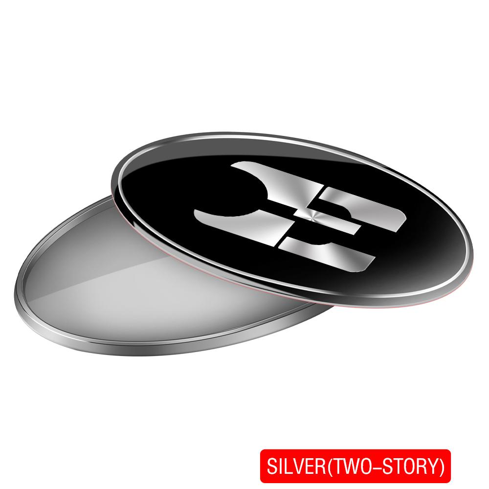 3D Car Aluminum Metal Logo Badge Body Fender Trunk Decoration Stickers For KIA Stinger RIO Sorento Picanto Ceed Borrego Syros K5