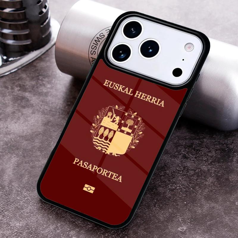 Algerian Russia Serbian Spain Passport Phone Case For iPhone 17 16 15 14 13 12 11 Pro Max Plus 17Air Soft Silicone Cover