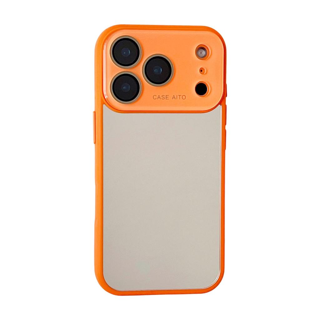 Kreative iPhone 17 Pro Max Hülle mit Schminkspiegel und Vollabdeckung für Apple 16/15