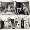 G-Goodnight P-Punpun Cushion Cover Comfortable Reversible Pillow Cover Ideal for Car Sofa Bedroom & Beyond