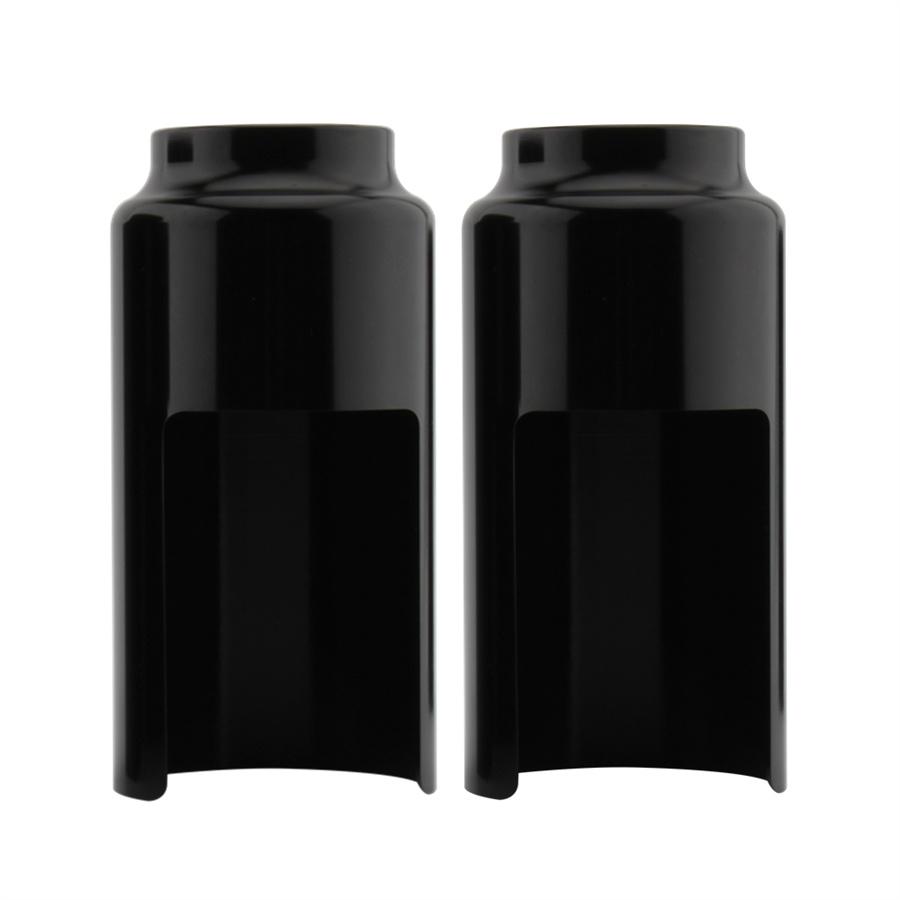 6 Pièces Cache-Poussière de Fourche Noir Kit Bouchon de Tube Pour Softail Breakout FXBR FXBRS 18-21