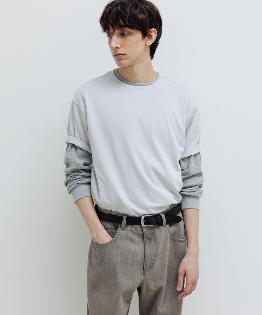 INSILENCE Supima Cotton Premium T-Shirt Pastel Grey