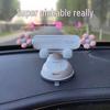 Car Mount Cartoon Suction Cup Phone Holder: Cute Dashboard Ornament