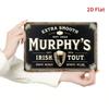 Vintage Metal Tin Sign Pub Bar Wall Art Retro Home Decor 8x12 Inches
