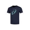 Soft And Comfortable Casual Sports Crew Neck Short Sleeve T-Shirt Men Tops Dark-Blue 2031E615-402