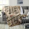 Soft Flannel Shawl Blanket With Full Fishing Lure Guide Warm Skin Friendly For Sofa Bed Office Multifunctional Machine Washable