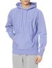 Kapuzenpullover, Fleece, langärmelig, Baumwolle, 284 g, One Point Logo Stickerei, Reverse Weave, Kapuzenpullover, mattviolett, S, 100 % C3-T110, Herren
