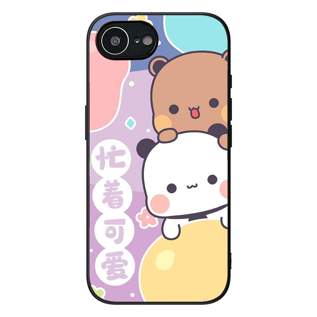 Anime B-Bubus D-Dudus Panda Bear Phone Case for Samsung Galaxy A06 A05 A14 A50 A51 A52 A12 A13 A23 A70 A07 A25 A26 A72 A56 Cover