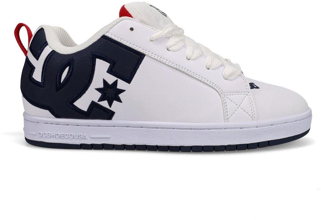 Кроссовки DC Shoes Court Graffik white/navy/red
