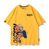 Herren Naruto Anime Grafik-T-Shirt, Sasuke Uchiha & Pain Akatsuki Oversized, Sommer Lockerer Schnitt Lässige Streetwear für Jungen & Mädchen